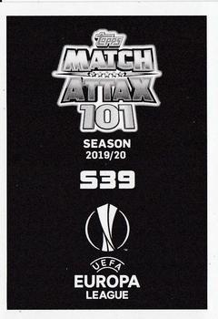2019-20 Topps Match Attax 101 - Stickers #S39 Matías Vargas Back
