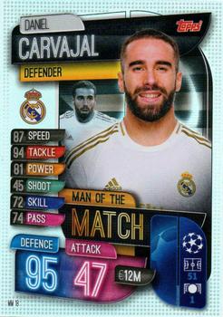 2019-20 Topps Match Attax UEFA Champions League UK Extra - Spain & Portugal Edition #MM18 Dani Carvajal Front