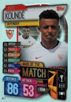 2019-20 Topps Match Attax UEFA Champions League UK Extra - Spain & Portugal Edition #MM20 Jules Koundé Front
