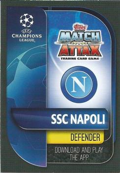 2019-20 Topps Match Attax UEFA Champions League UK Extra - Italy Edition #MM18 Giovanni Di Lorenzo Back