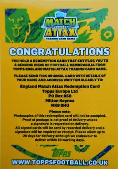 2014 Topps Match Attax England World Cup - Autographs Redemption Cards #NNO Paulinho Back