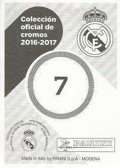 2016-17 Panini Real Madrid Stickers #7 Santiago Bernabeu Stadium Back