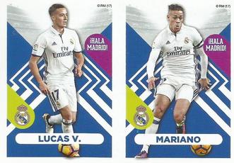 2016-17 Panini Real Madrid Stickers #31 Lucas Vazquez / Mariano Front
