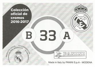 2016-17 Panini Real Madrid Stickers #33 Álvaro Morata / Isco Back