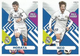 2016-17 Panini Real Madrid Stickers #33 Álvaro Morata / Isco Front