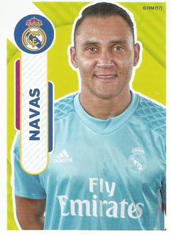 2016-17 Panini Real Madrid Stickers #40 Keylor Navas Front