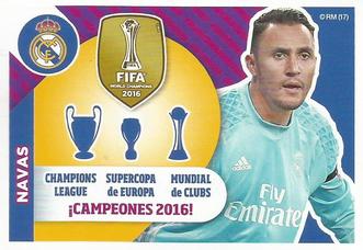 2016-17 Panini Real Madrid Stickers #43 Keylor Navas Front