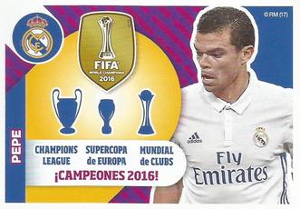 2016-17 Panini Real Madrid Stickers #53 Pepe Front