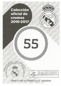 2016-17 Panini Real Madrid Stickers #55 Sergio Ramos Back