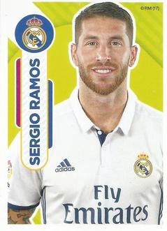 2016-17 Panini Real Madrid Stickers #55 Sergio Ramos Front