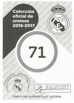 2016-17 Panini Real Madrid Stickers #71 Cristiano Ronaldo Back