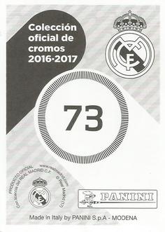 2016-17 Panini Real Madrid Stickers #73 Cristiano Ronaldo Back