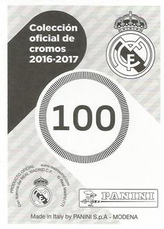 2016-17 Panini Real Madrid Stickers #100 Kiko Casilla Back