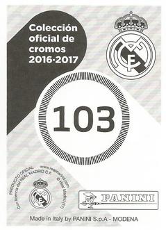 2016-17 Panini Real Madrid Stickers #103 Kiko Casilla Back