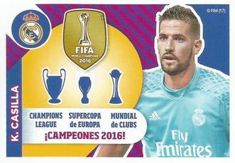 2016-17 Panini Real Madrid Stickers #103 Kiko Casilla Front