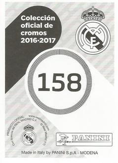 2016-17 Panini Real Madrid Stickers #158 Rubén Yáñez Back