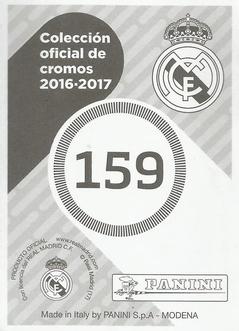 2016-17 Panini Real Madrid Stickers #159 Rubén Yáñez Back