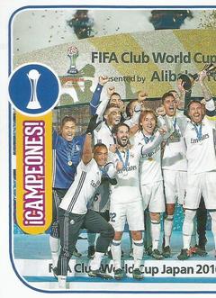 2016-17 Panini Real Madrid Stickers #165 ¡Campeones! FIFA Club World Cup Front