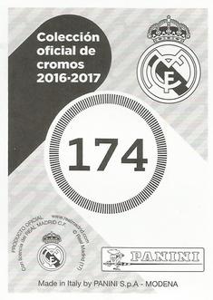 2016-17 Panini Real Madrid Stickers #174 Real Madrid Back