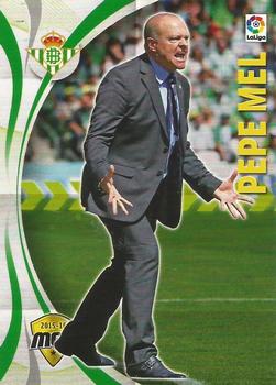 2015-16 Panini Megacracks Liga BBVA #83 Pepe Mel Front