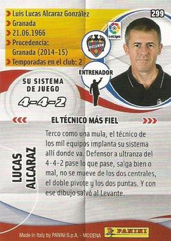 2015-16 Panini Megacracks Liga BBVA #299 Lucas Alcaraz Back