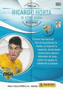 2015-16 Panini Megacracks Liga BBVA #378 Ricardo Horta Back