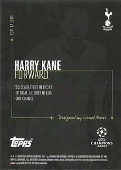 2020 Topps Designed by Lionel Messi #NNO Harry Kane Back