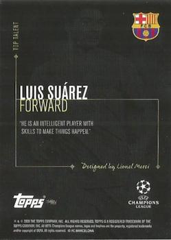 2020 Topps Designed by Lionel Messi #NNO Luis Suárez Back