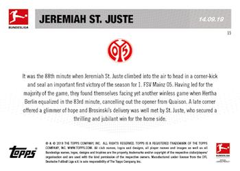 2019-20 Topps Now Bundesliga English #15 Jeremiah St. Juste Back