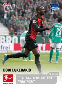 2019-20 Topps Now Bundesliga English #35 Dodi Lukebakio Front