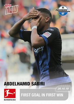 2019-20 Topps Now Bundesliga English #39 Abdelhamid Sabiri Front