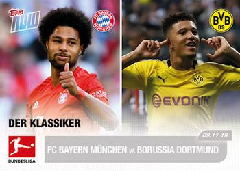 2019-20 Topps Now Bundesliga English #43 Der Klassiker - FC Bayern München vs. Borussia Dortmund Front