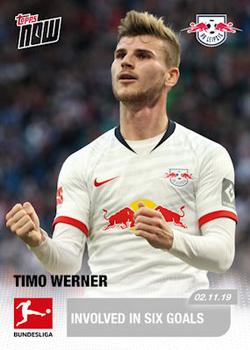 2019-20 Topps Now Bundesliga English #45 Timo Werner Front