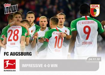 2019-20 Topps Now Bundesliga English #53 FC Augsburg Front