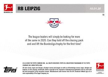 2019-20 Topps Now Bundesliga English #90 RB Leipzig Back