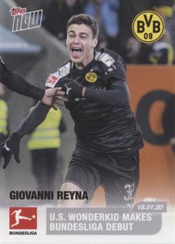 2019-20 Topps Now Bundesliga English #100 Giovanni Reyna Front
