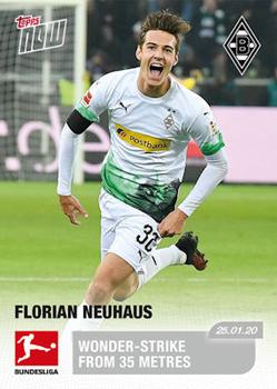 2019-20 Topps Now Bundesliga English #105 Florian Neuhaus Front