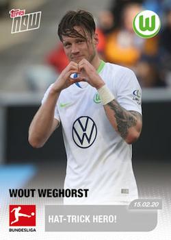2019-20 Topps Now Bundesliga English #125 Wout Weghorst Front