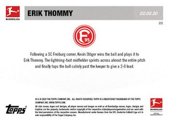 2019-20 Topps Now Bundesliga English #131 Erik Thommy Back