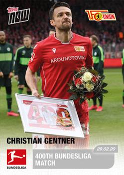 2019-20 Topps Now Bundesliga English #137 Christian Gentner Front