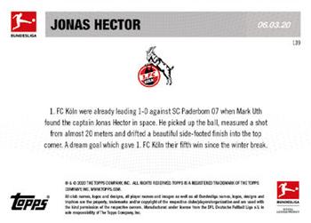 2019-20 Topps Now Bundesliga English #139 Jonas Hector Back