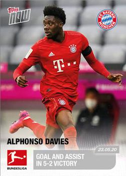 2019-20 Topps Now Bundesliga English #152 Alphonso Davies Front