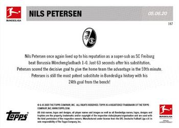 2019-20 Topps Now Bundesliga English #167 Nils Petersen Back