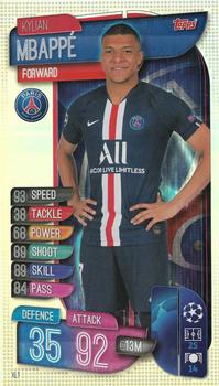 2019-20 Topps Match Attax UEFA Champions League UK - XL Limited Edition #XL1 Kylian Mbappé Front