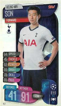 2019-20 Topps Match Attax UEFA Champions League UK - XL Limited Edition #XL3 Heung-Min Son Front