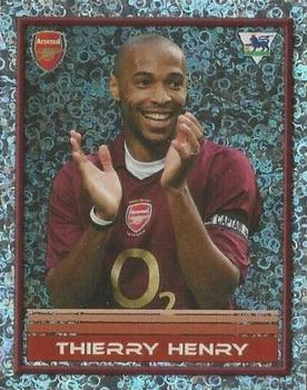 2005-06 Merlin FA Premier League Sticker Quiz Collection #9 Thierry Henry Front