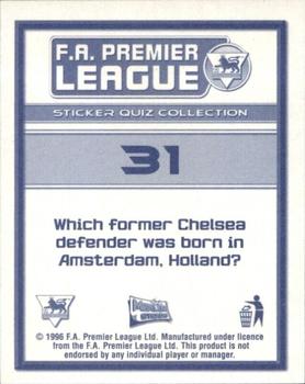 2005-06 Merlin FA Premier League Sticker Quiz Collection #31 Mario Melchiot Back