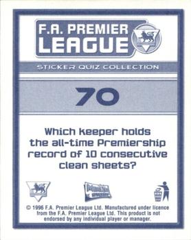 2005-06 Merlin FA Premier League Sticker Quiz Collection #70 Petr Cech Back