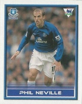 2005-06 Merlin FA Premier League Sticker Quiz Collection #81 Phil Neville Front