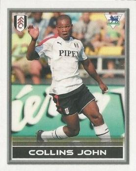 2005-06 Merlin FA Premier League Sticker Quiz Collection #99 Collins John Front